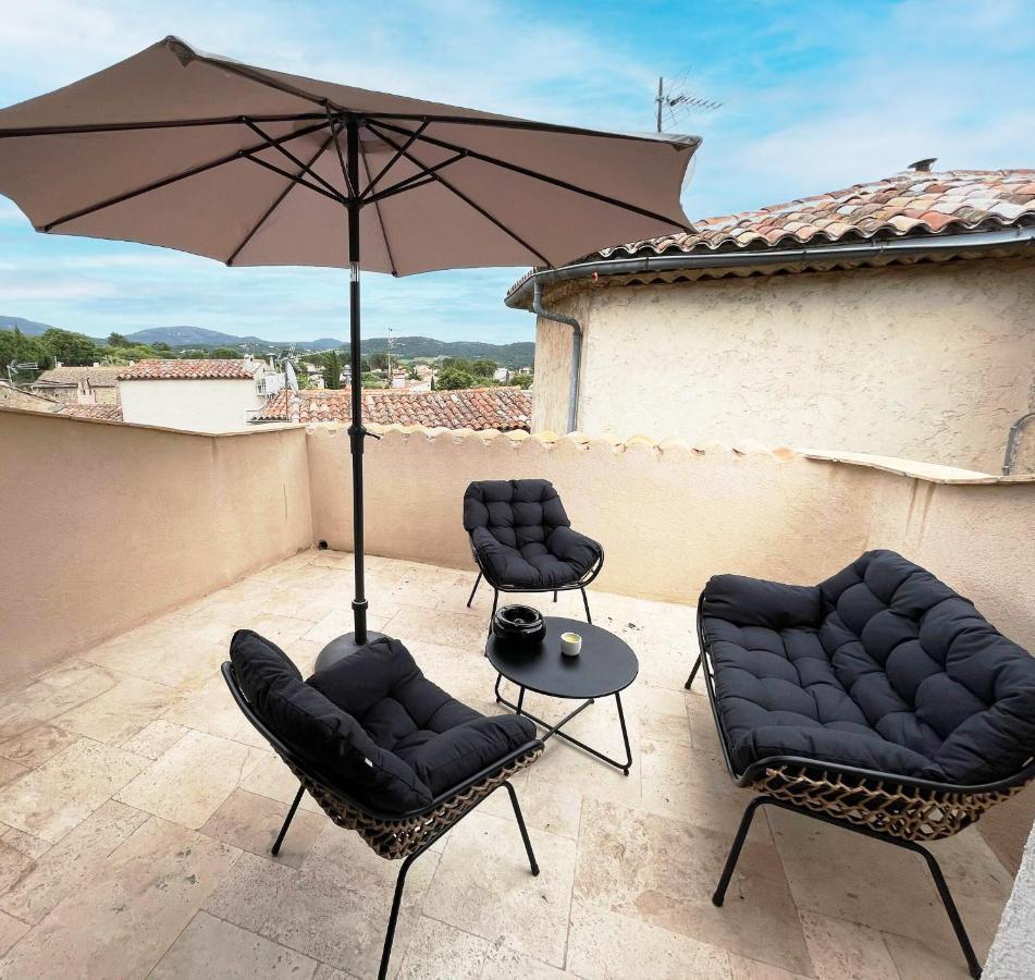 Maison De Village Pittoresque Climatisee, Terrasse Le Plan-de-la-Tour Extérieur photo